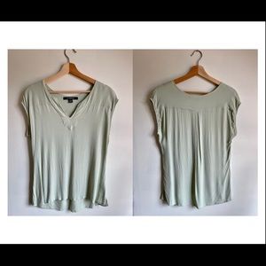 Le Chateau Pale Green Short Sleeved Top